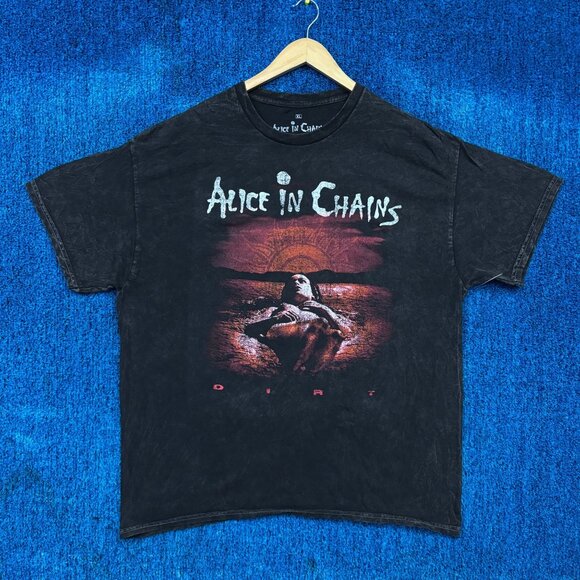 Alice In Chains Dirt Seattle WA Est 1987 Grunge Band Tee XL - Picture 1 of 4